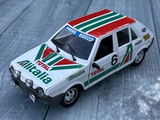 AUTO DA RALLY POLISTIL FIAT RITMO/STRADA ALITALIA 1:25 VINTAGE ANNI 80 PRESSOFUSA S729