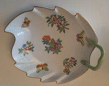 Piatto svuotatasche centro tavola dipinto handpainted porcellana Herend Hungary