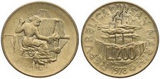 San Marino 200 Lire 1978-2001