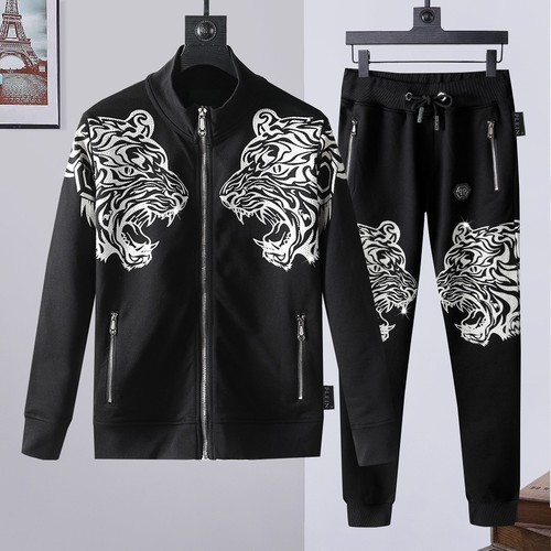Tuta strass tiger philip plein - tuta,