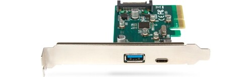 Scheda pci express low - low, usb