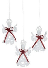 Angeli in pizzo all'uncinetto