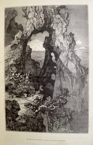 Stampa del 1883 - del, napoli