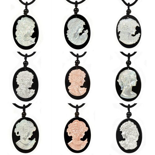 Collana sagoma ritratto donna
