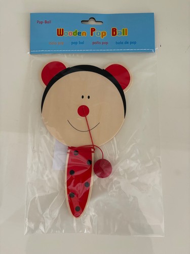 Wooden pop ball numero - wooden, 10
