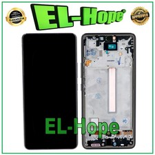 DISPLAY LCD TFT PER SAMSUNG GALAXY A53 5G 2022 SM A536 A536B TOUCH FRAME NERO