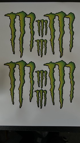 Adesivi logo monster carta - 8,