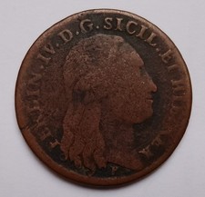 Regno Delle Due Sicilie Ferdinando lV (1759-1816) 8 Tornesi  1796 NC Circolata