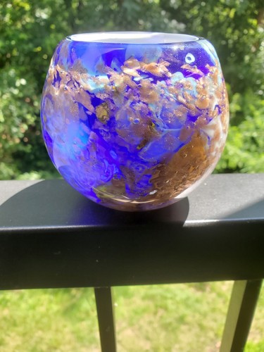 Mappamondo vaso vetro