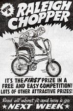 WIN A RALEIGH CHOPPER BIKE