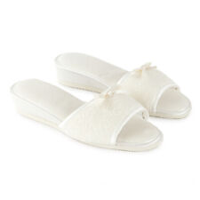 Pantofole da sposa aperte Gioia di Toscana Lingerie in pizzo T970