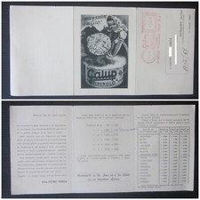 1956 Panettone Galup Pinerolo cartolina pubblicitaria affrancatura meccanica