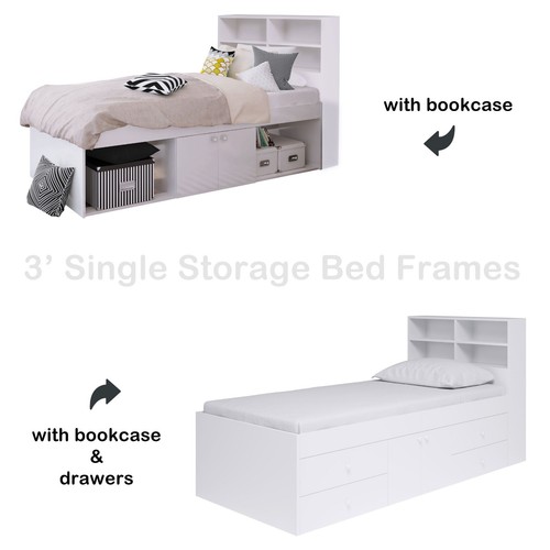 Letto singolo contenitore