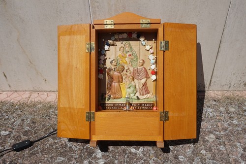 Scarabattola devozionale legno