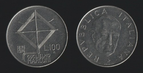 100 lire 1974 - 1974, guglielmo