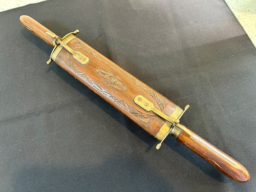 Set intaglio legno vintage con