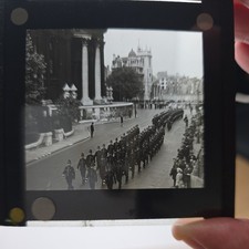 Glass magic lantern slide - glass,