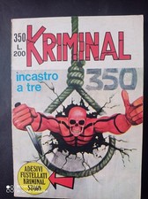KRIMINAL  N. 350.  CON ADESIVI. EDICOLA