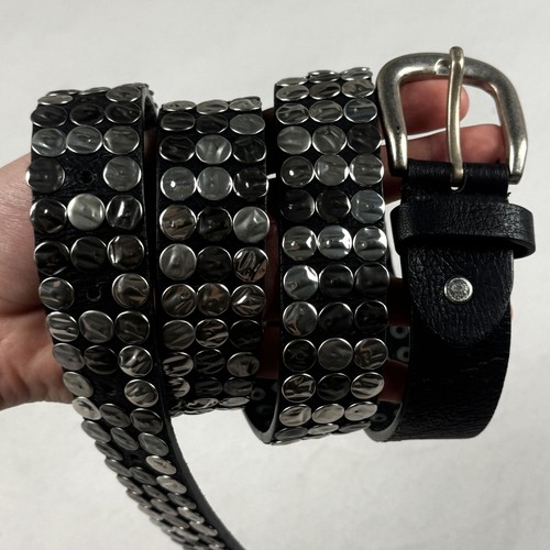 Cintura nera vera pelle