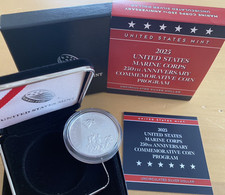 USA: Silver Dollar 2025, Marine Corps 250th Anniversary, non circolato, Silber
