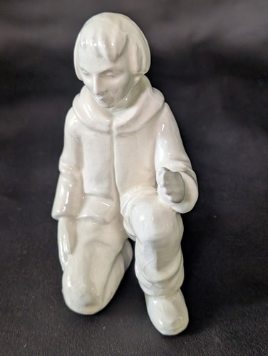 Statuina presepe bianca