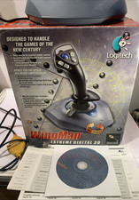 Joystick di volo Logitech Wingman Extreme digitale 3D nero con scatola ottime condizioni