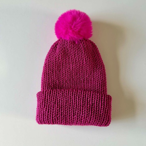 Cappello pom bambino fatto - cappello,