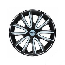 Copricerchi Neri Farad Freewheeling 14 Pollici Inserti Colore Azzurro 4 coppe