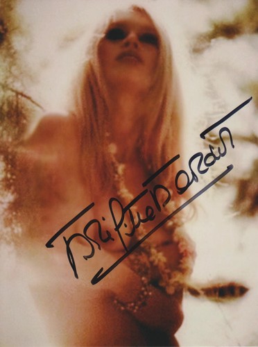 Brigitte bardot autografo - brigitte,