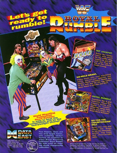 Wwf royal rumble pinball - pinball, (de)