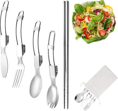 5pcs posate campeggio - 5pcs,