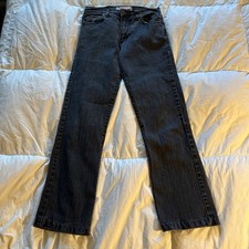 Jeans Vitamina Deluxe Edition Nero Made in Italy Taglia 42 Chic Retro Streetwear