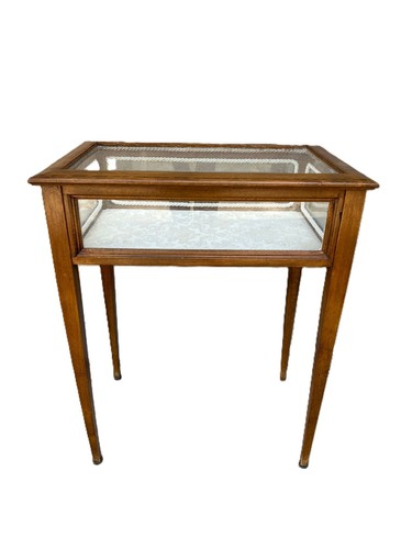 Tavolino legno vetrinetta - tavolino, a