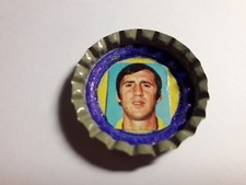 SIRENA HELLAS VERONA 72/73 GADGET FATTO A MANO TAPPO CON CALAMITA E FOTO ANNI 70