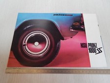 BROCHURE ORIGINALE NSU PRINZ 1000 S IN ITALIANO DEPLIANT PROSPEKT