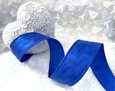 Royal blue crepe ruffle natale - royal,