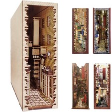 Kit angolo libro vicolo diagonale in legno supporto libreria inserto fai da te fermalibri