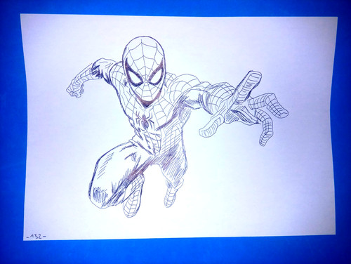 Disegno spiderman marvel - di,