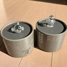 Swarovski crystal fish set of