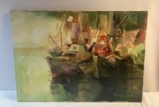 Olio Su Tela— Squarcio Di