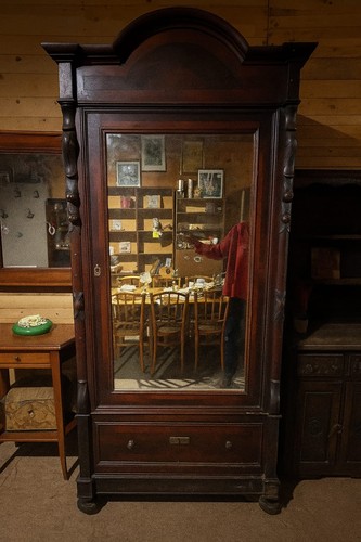 Armadio legno massello in - legno,