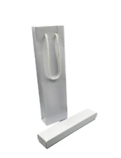 Astuccio gioielli bracciale steso. Cofanetto gioielli shopper. Set di 10 