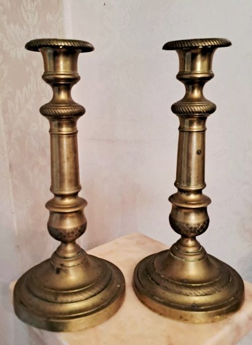 Antica coppia candelabri - antica,