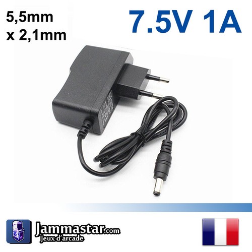 Adaptateur secteur 5v - 7,5v, 1a