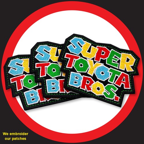 Toppa ricamata super toyota - ricamata,