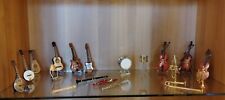 Lotto 19 pezzi strumenti musicali in miniatura