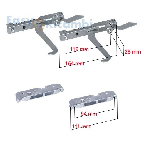 Kit cerniere piu 2 - kit,