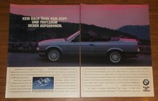 Rara Pubblicità BMW 320i