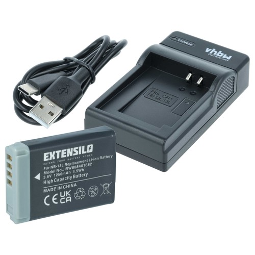 Kit caricabatterie per canon - kit,