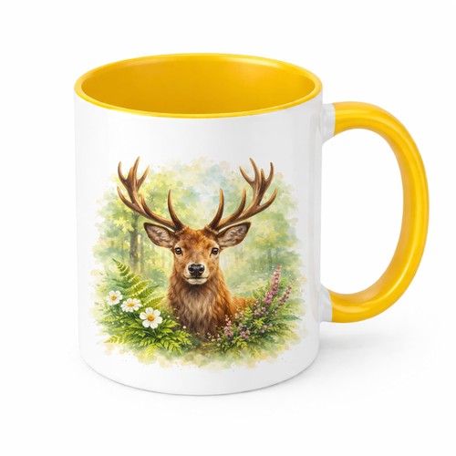 Tazza ceramica cervo regalo